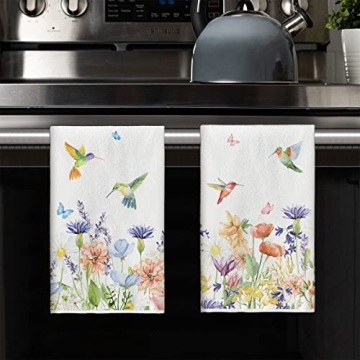 Stylish Hummingbird Kitchen Towels Set of 2 for Everyone