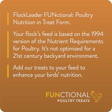 FLOCKLEADER Enhance, Functional Poultry Treats for Egg Production & Quality, 1.5 lb
