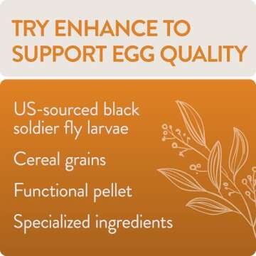 FLOCKLEADER Enhance, Functional Poultry Treats for Egg Production & Quality, 1.5 lb