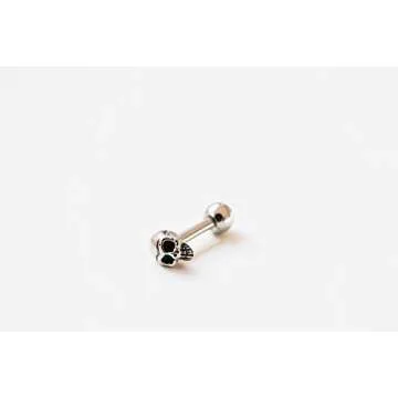 Minimalist Skull Ear Studs Surgical Stainless Steel Jewelry