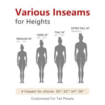 SEVEGO Women's Tall Inseam Joggers for Active Lifestyle