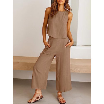 Trendy ANRABESS Summer 2 Piece Outfits for Women