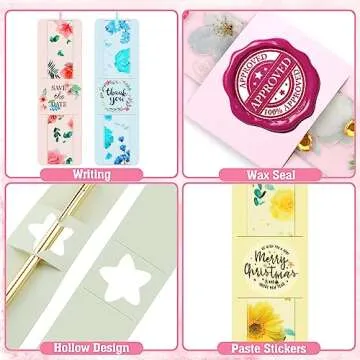 70 Pieces Bookmark Holder 5.9 x 1.8 in Bookmark Sleeves DIY Bookmarks Display Cards for Resin Acrylic Bookmark Wrapping Small Business Packaging Supplies(7 Colors)