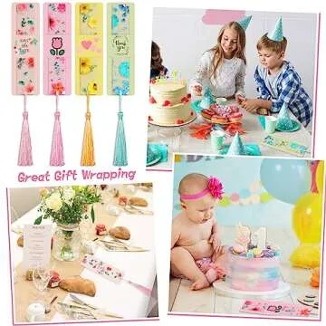 70 Pieces Bookmark Holder 5.9 x 1.8 in Bookmark Sleeves DIY Bookmarks Display Cards for Resin Acrylic Bookmark Wrapping Small Business Packaging Supplies(7 Colors)