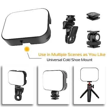 ULANZI VL100X Selfie Light for Perfect Video Lighting
