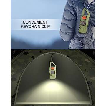 Rechargeable Emergency Radios Walkie Talkies for Adults with FM/NOAA, Weather Alerts, LED Flashlight, and Solar Hand Crank - Long Range 2 Way Radios with USB Charging and SOS Alarm