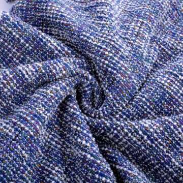 GRACE KARIN Mini Dresses for Women Fashion Bodycon Short Sleeve Tweed Dress Business Work Fall Clothes 2024 with Pockets Navy Blue 10