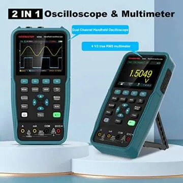 HANMATEK Handheld Oscilloscope 50MHz Dual Channel