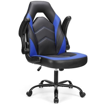 Sweetcrispy Computer Gaming Desk Chair - Ergonomic PU Leather Racing Chair for Adults, Kids, and Gam...