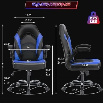 Sweetcrispy Ergonomic Gaming Chair - Adjustable & Stylish