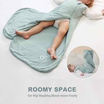 Mosebears Baby Sleep Sack 1.0 TOG for Ultimate Comfort