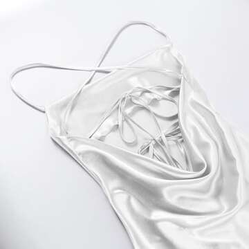 Stylish Summer Satin Mini Dress for Women - Sexy & Casual