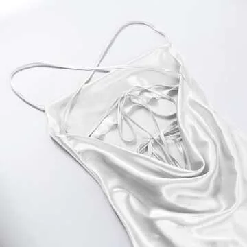 Stylish Summer Satin Mini Dress for Women - Sexy & Casual