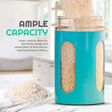 Venoly Stainless Steel Airtight Canister Set for Kitchen