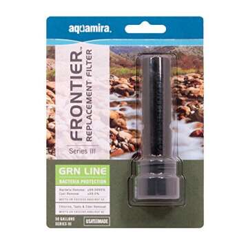 Aquamira Frontier Water Filter - 50 Gallons of Clean Water