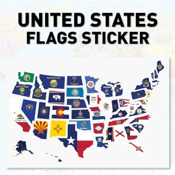 Flags of The World Stickers Set for Teachers and Students