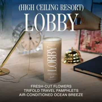 Premium Soy Wax Vacation Scented Candles 85-Hour Burn