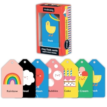 Engaging My First Words Ring Flash Cards for Toddlers