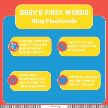 Engaging My First Words Ring Flash Cards for Toddlers