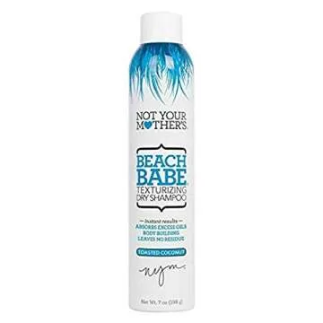 Not Your Mothers Shampoo Dry Beach Babe 7 Ounce Texturizing (207ml) (3 Pack)