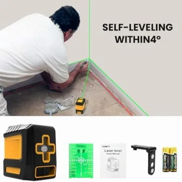 KAIWEETS T03 Green Laser Level - Self-Leveling Precision