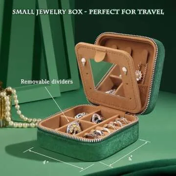 Elegant JSTUMB Jewelry Organizer for Women Travel Gift