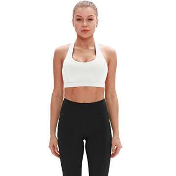 icyzone Workout Sports Bras for Women - Fitness Athletic Exercise Running Bra, Activewear Yoga Tops ...