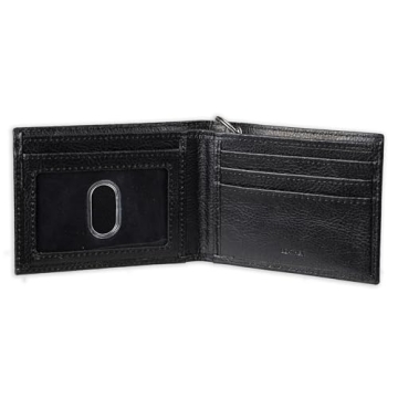 Dickies Men's Bifold Wallet with ID Window and Credit Card Pockets