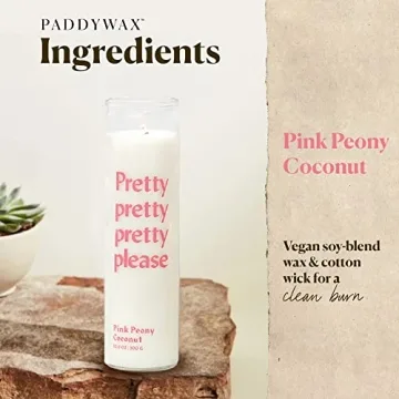 Paddywax Spark Collection Candle - Pink Peony Coconut