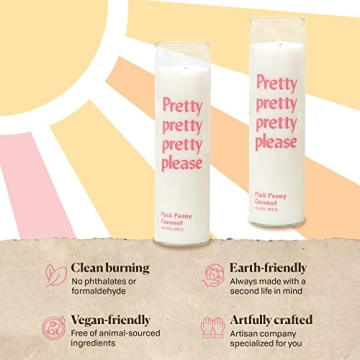 Paddywax Spark Collection Candle - Pink Peony Coconut