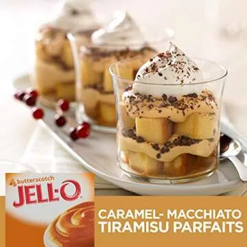 Jell-O Instant Butterscotch Pudding 3.4oz Box Pack of 6