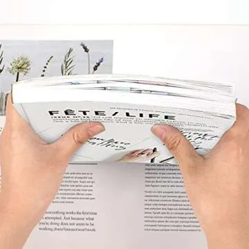 Vibrant Floral Magnetic Bookmarks - 15 Pack Gift Set