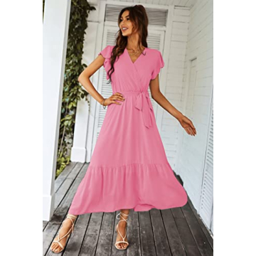 Stylish PRETTYGARDEN Summer Floral Maxi Dress for Women