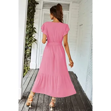 Stylish PRETTYGARDEN Summer Floral Maxi Dress for Women