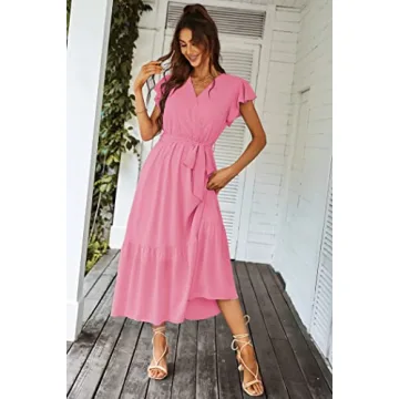 Stylish PRETTYGARDEN Summer Floral Maxi Dress for Women