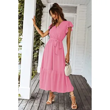 Stylish PRETTYGARDEN Summer Floral Maxi Dress for Women