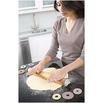 Joseph Joseph Adjustable Rolling Pin for Perfect Dough