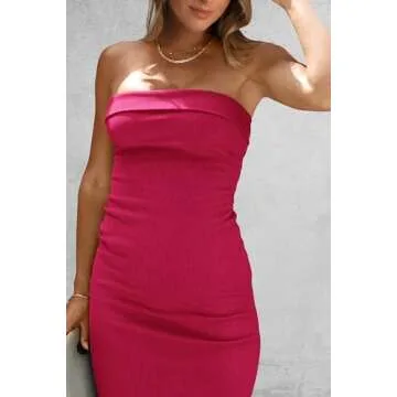 Elegant PRETTYGARDEN Women's Bodycon Maxi Tube Dress