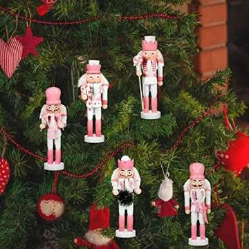 Amyhill 5 Pcs Nutcracker Ornaments - Perfect Holiday Decor