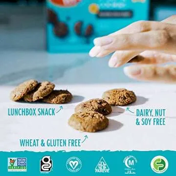 Enjoy Life Crunchy Mini Cookie Snack Packs, Gluten-Free, Dairy- Free, Nut-Free and Soy-Free, Sugar Crisp, (Pack of 6)
