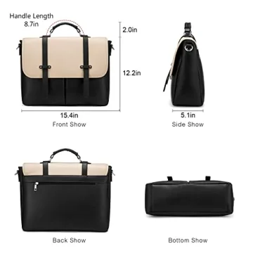 Stylish LOVEVOOK Laptop Bag for Women Up to 15.6 Inches
