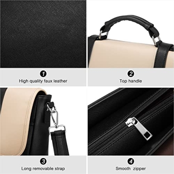 Stylish LOVEVOOK Laptop Bag for Women Up to 15.6 Inches