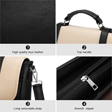 Stylish LOVEVOOK Laptop Bag for Women Up to 15.6 Inches