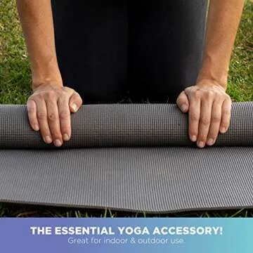 Bean Products Yoga Mat 1/4"x72" Extra Thick 14 Colors Non-Toxic Phthalate Free Clean PVC (TM) Hot Pink