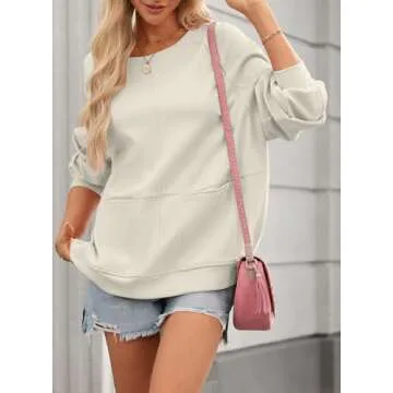 Dokotoo Women's Long Sleeve Tunic Tops - Comfy & Stylish