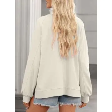 Dokotoo Women's Long Sleeve Tunic Tops - Comfy & Stylish