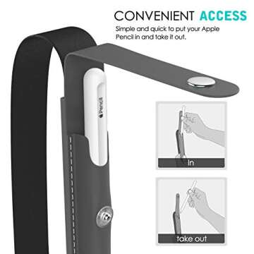 MoKo Pencil Case Holder for Apple Pencil 2 - Secure & Stylish