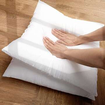 Fixwal 22x22 Soft Pillow Inserts Set of 4 for Home Decor