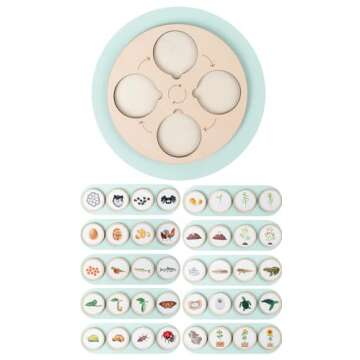 Wooden Life Cycle Learning Toy for Children