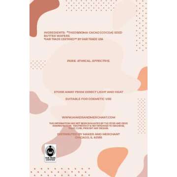 Fair Trade Certified Organic Unrefined Shea Butter (1 lb)- Perfect for DIY Skincare, Soap Making, Moisturizing Dry Skin and Hair by Maker and Merchant